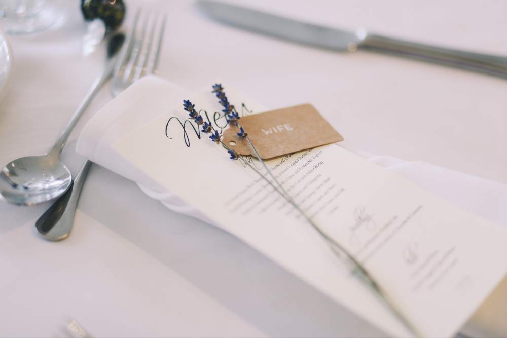 Menu cards